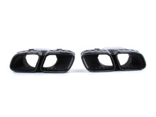C63 Look Gloss Black Diffuser & Exhaust Tips For 2022-2025 Mercedes C-Class W206 C200 C300 C43 Sedan AMG Bumper