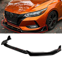 For 2020-2023 Nissan Sentra Sedan Gloss Black Front Bumper Lip Splitter