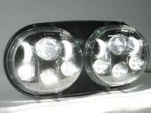 5.75" Dual LED Headlight Projector Fits For Harley Touring Road Glide 1998-2013