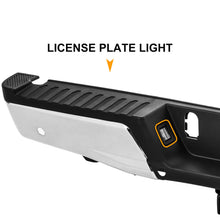 For 2015-2020 Ford F-150 Rear Step Bumper W/ Max Tow & Park Sensor Steel Chrome