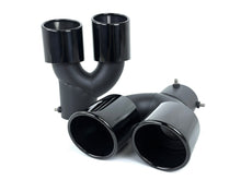 Gloss Black Exhaust Tips Tailpipe for BMW G23 M440i G20 M340i G42 M240i 2020-2024
