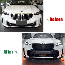 Gloss Black Front Bumper Lip Splitter for BMW X5 G05 M Sport 2024+