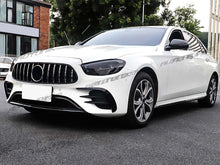 Front Splitter Molding Trims & Fog Light Cover For Mercedes W213 Facelift LCI E350 E450 AMG 2021 2022