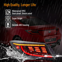 Smoked Black Tail Lights For 2022+ Toyota GR86 Subaru BRZ LED Rear Lamps
