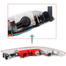 Pair Rear Bumper Tail Light Reflector Brake Stop Lamp Red For Audi Q5 2009-2017