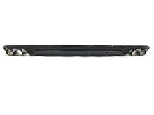 Gloss Black Rear Diffuser + Exhaust Tips For Audi A6 C7.5 Non-S-Line Sedan 2016-2018