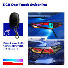LED RGB Tail Lights for 2018-2024 Toyota Camry Sedan Rear Lights Assembly 1 Pair