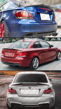 For 2007-2013 BMW E82 125i 135i 1M M4 Style Real Carbon Fiber Trunk Spoiler Wing