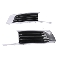 Pair Front Bumper Fog Light Grill Cover Bezels Chrome For Cadillac XTS 2018-2019