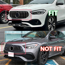 Chrome/Black Front Grille For Mercedes GLA H247 GLA250 GLA200 2021-2023