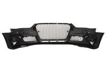 RS4 Style Front Bumper w/Fog Lamp & Chrome Grille w/ PDC For 2013-2016 Audi B8.5 A4