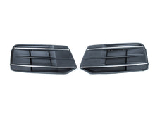 Pair Front Fog Light Grille Cover for AUDI Q5 Base Bumper 2018-2020 fg255