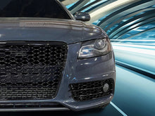 HONEYCOMB Fog Light Lamp Cover Grille Audi A4 B8 S-Line S4 Bumper 2009-2012