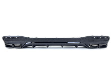 Rear Diffuser w/ Black Exhaust Tips for Mercedes GLS X166 LCI 2016-2018 di204