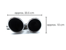 Silver Black Exhaust Muffler Tips For Porsche Cayenne Base 2019-2024