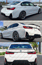 For 2019-2025 BMW G20 330i M340i M Sport Gloss Black Rear Bumper Winglet Extension