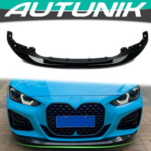 Glossy Black Front Lip Splitter for BMW 4 Series G22 G23 M Sport 2021-2025