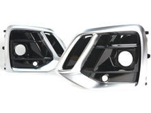 Front Fog Light Cover Grille Grill W/ ACC Hole Fit For Audi Q5 2021-2025