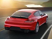 Black Chrome Brushed Exhaust Tips Tailpipe For Porsche 970 Panamera 2010-2013 et167