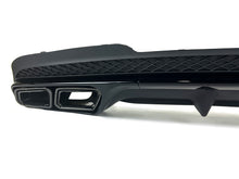 Diffuser & Black Exhaust Tips For Mercedes E W212 S212 E250 E300 E350 AMG 2014-2016