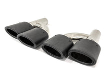 Matte Carbon Exhaust Tips for Mercedes W220 W221 W211 W212 W203 W204 W219 W218 SLK R171 SL R230