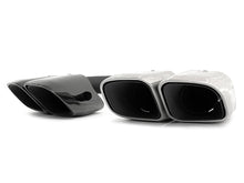 Square Twin Exhaust Tips For 11-14 Porsche Cayenne Base 958.1 Short Pipe