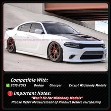 For 2015-2023 Dodge Charger Matt Black Rear License Plate Frame Holder Panel Trim