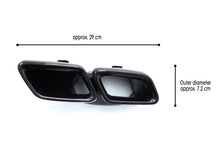 Black Diffuser & Exhaust Tips for Mercedes W213 Sedan Non-AMG 2017-2020 di34