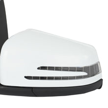 White Left Driver Side Heated Mirror for Mercedes W204 C250 C300 2011-2014 W/O Blind Spot