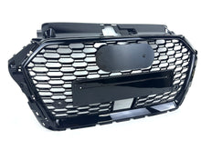 Fit 2017-2020 Audi A3 8V S3 With ACC Honeycomb Front Bumper Grille Grill RS3 Style