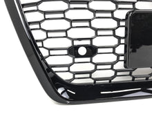 Gloss Black Front Bumper Upper Grille RS6 Style fit for Audi A6 S6 C8 2019 -2023 2024