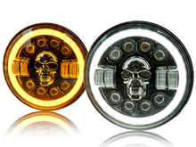 2pcs 7" RGB LED Headlights Halo Angel Eyes DRL for 90-97 Mazda Miata MX5 MX-5
