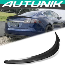 Real Carbon Fiber Rear Trunk Spoiler Wing for Tesla Model S 2012-2022