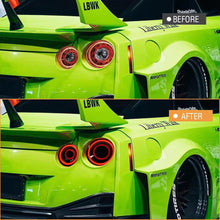 Pair RGB LED Tail Light For Nissan GTR GT-R R35 2007-2017 Rear Lamp Sequential