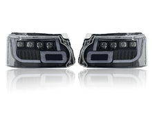 Pair LED Headlight Assembly Front Lamps For Land Rover Range Rover Sport 2010-2013