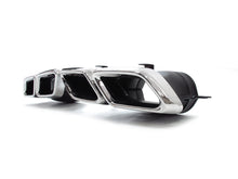 C63 Style Rear Diffuser + Exhaust Tips For Mercedes W205 C-Class Base C300 C250 Non-AMG 2015-2021
