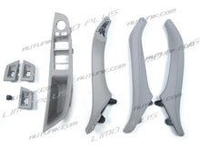 7pcs Leather Inner Interior Door Pull Handle Trim Cover For BMW 5 Series F10 F11 2010-2016 it38