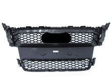 Gloss Black Front Mesh Grille For AUDI A5 B8 S5 2008-2012 fg100