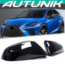 Gloss Black Side Mirror Cover Caps for Lexus NX 2015-2021 & RX 2016-2022