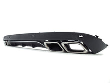 C63 Style Rear Diffuser + Exhaust Tips For Mercedes W205 C-Class Base C300 C250 Non-AMG 2015-2021