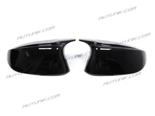 Glossy Black Side Mirror Cover Caps for Infiniti Q50 Q60 Q70 QX30 2014-2024