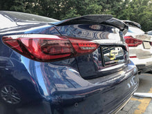 Gloss Black Rear Trunk Spoiler For Infiniti Q50 Q50S 2014-2024