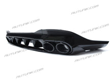 Black Rear Diffuser + Exhaust Tips for Mercedes CLA C118 CLA35 CLA45 CLA250 CLA200 AMG Pack 2021-2023 di115