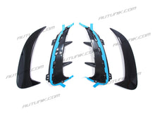 Glossy Black Rear Canards Air Vent Covers for Mercedes Benz W177 Sedan A200 A220 A35 AMG 2019-2024 pz4