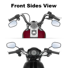 Matte Black Rear View Mirrors for Harley Davidson 1982+ Sportster, Softail, Dyna, Touring