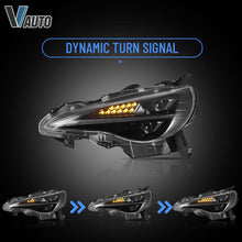 LED Headlights for 2012-2020 Toyota 86 Subaru BRZ Scion FR-S Sequential Blue DRL Front Lamps