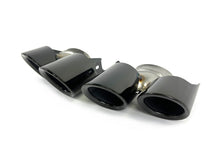 GTS Style Exhaust Tips Pipes Black for 2014-2016 Porsche 970.2 Panamera 4