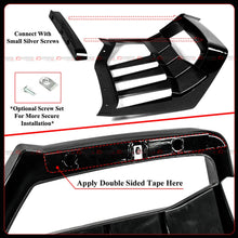 For 2020-2025 Corvette C8 Z51 E-Ray AC Style Gloss Black Rear Shark Fin Diffuser