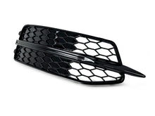 Honeycomb Front Bumper Fog Light Grille Cover For 2012-2015 Audi A6 C7 S Line S6