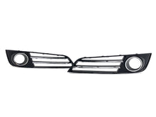 Left+Right Front Bumper Fog Light Grille Cover For Audi A8 D4 2011 2012 2013 2014